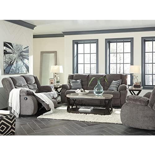 Dark Gray Manual Reclining Sofa L678