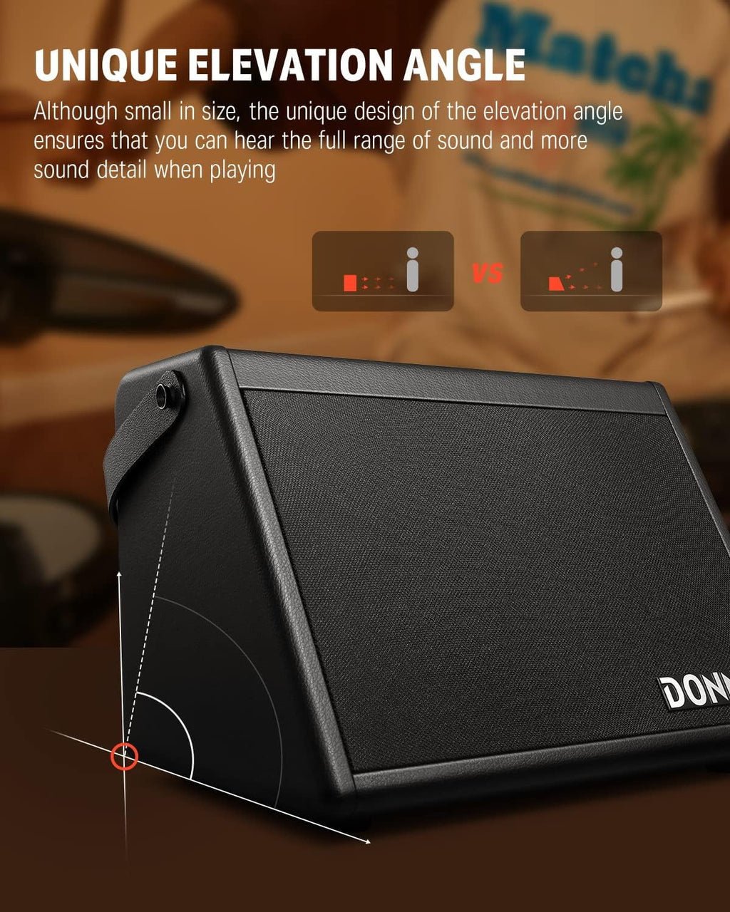 20W Portable Bluetooth Electric Drum Amp U541