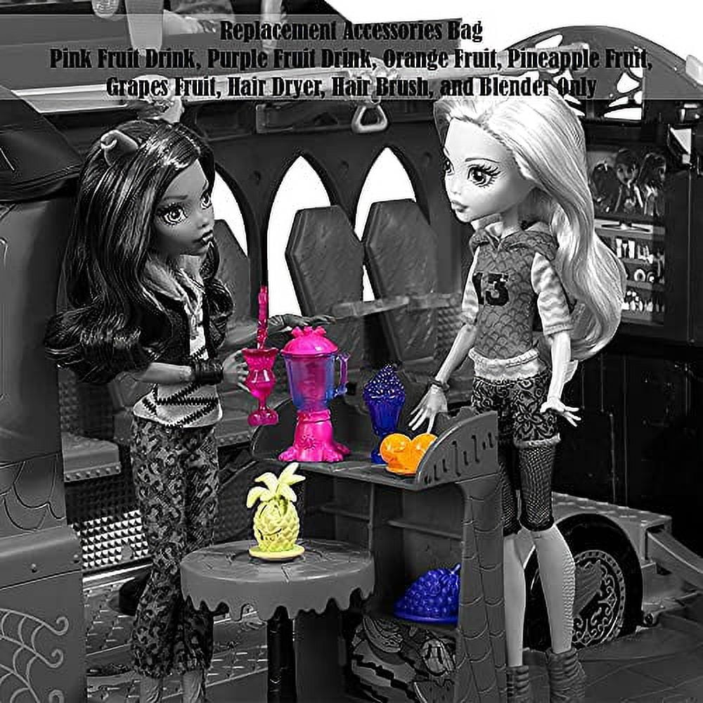 Replacement Accessories Bag for Monster High Deluxe Bus Playset H880708