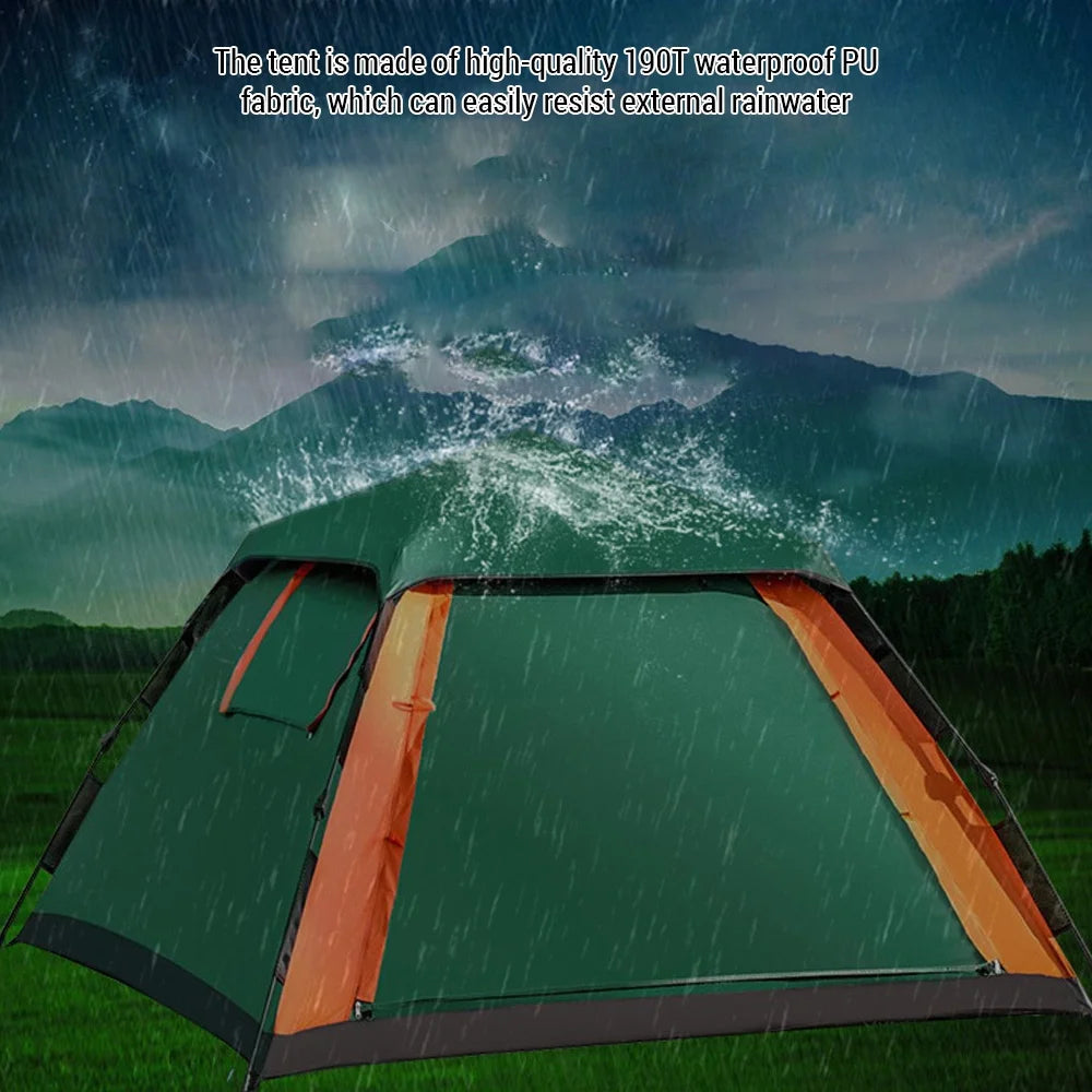 Quick Open Waterproof Camping Tent 3-4 Person G2305