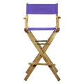 Folding Director Chair Purple Natural C810