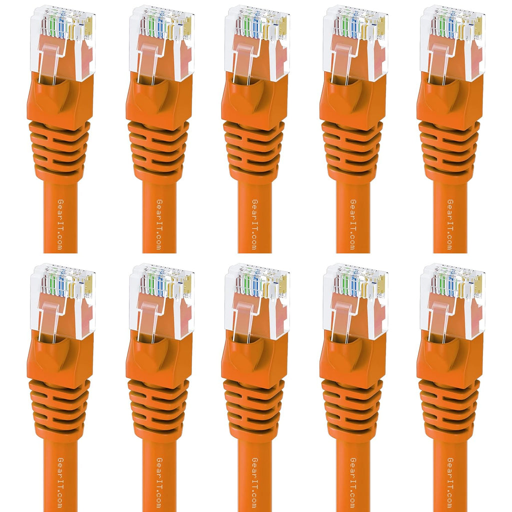 Cat 6 Ethernet Cable 6 ft 10-Pack Black V5566