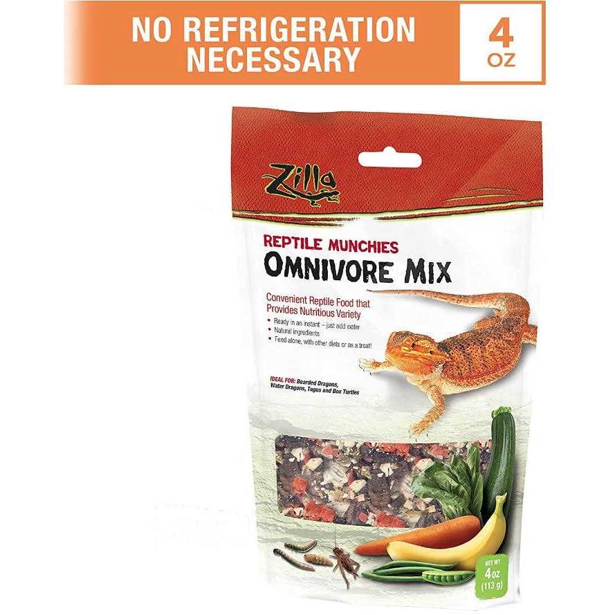 Reptile Munchies Omnivore Mix with Calcium U933011