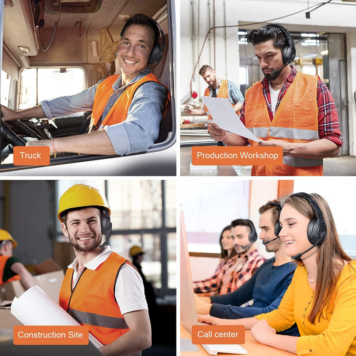 Noise Canceling Bluetooth Headset with Microphone G51284