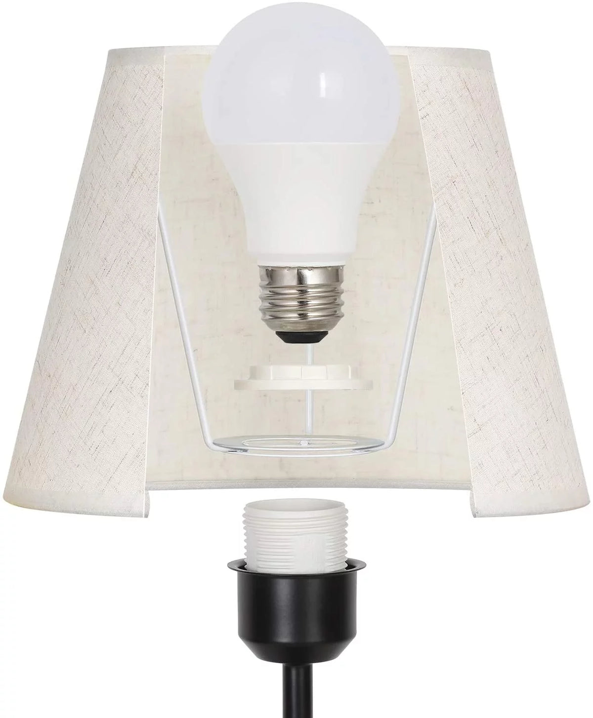Table Lamp Set of 2 with USB Charging Ports and AC Outlet D1867