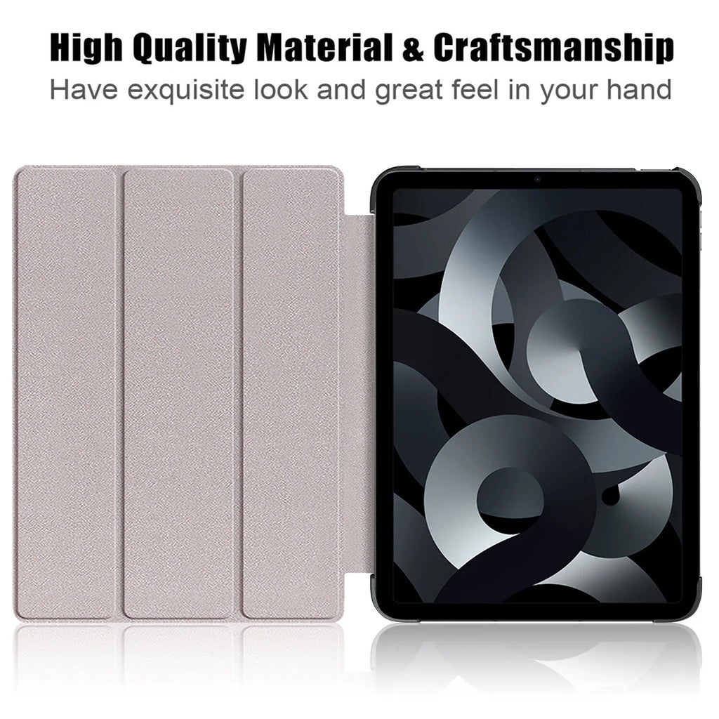 Darkblue Tri-fold Stand Case for iPad 10.9" 2022 S43512