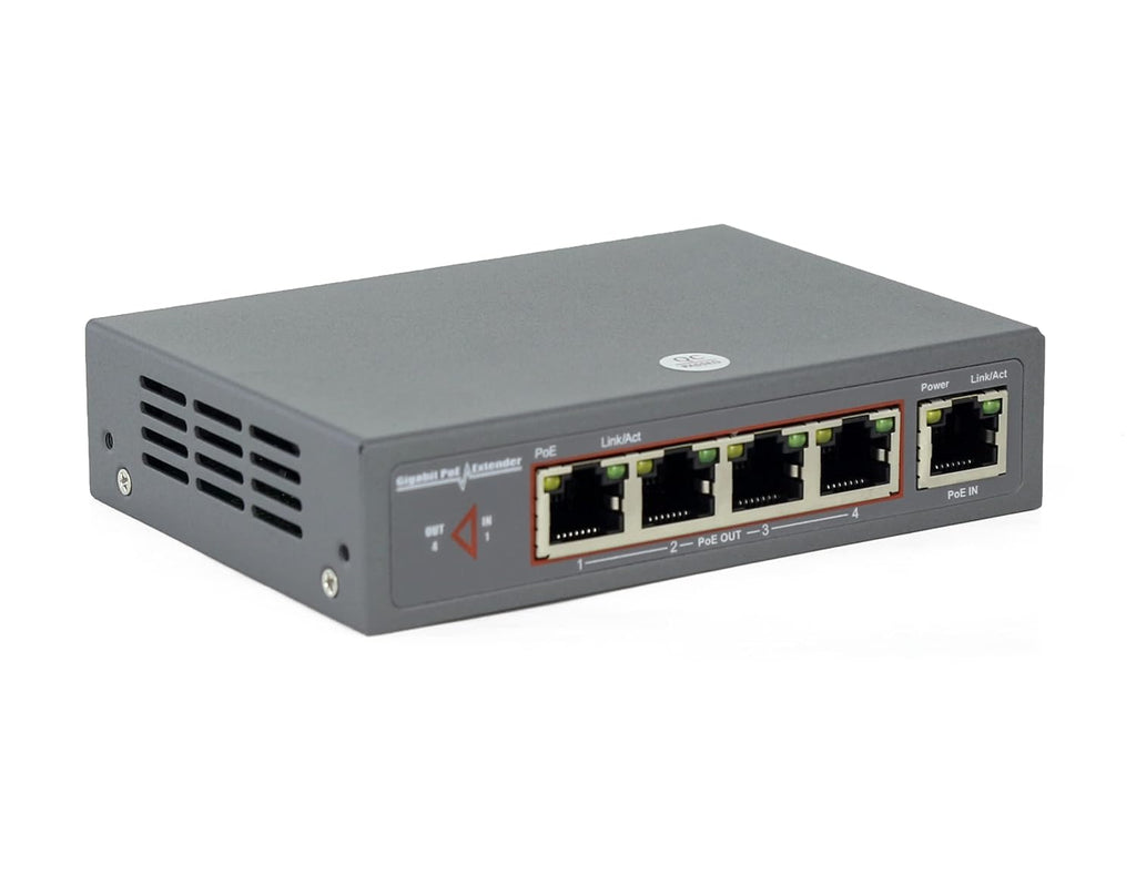2 Ports Gigabit Poe Extender, Pack of 2 X69323