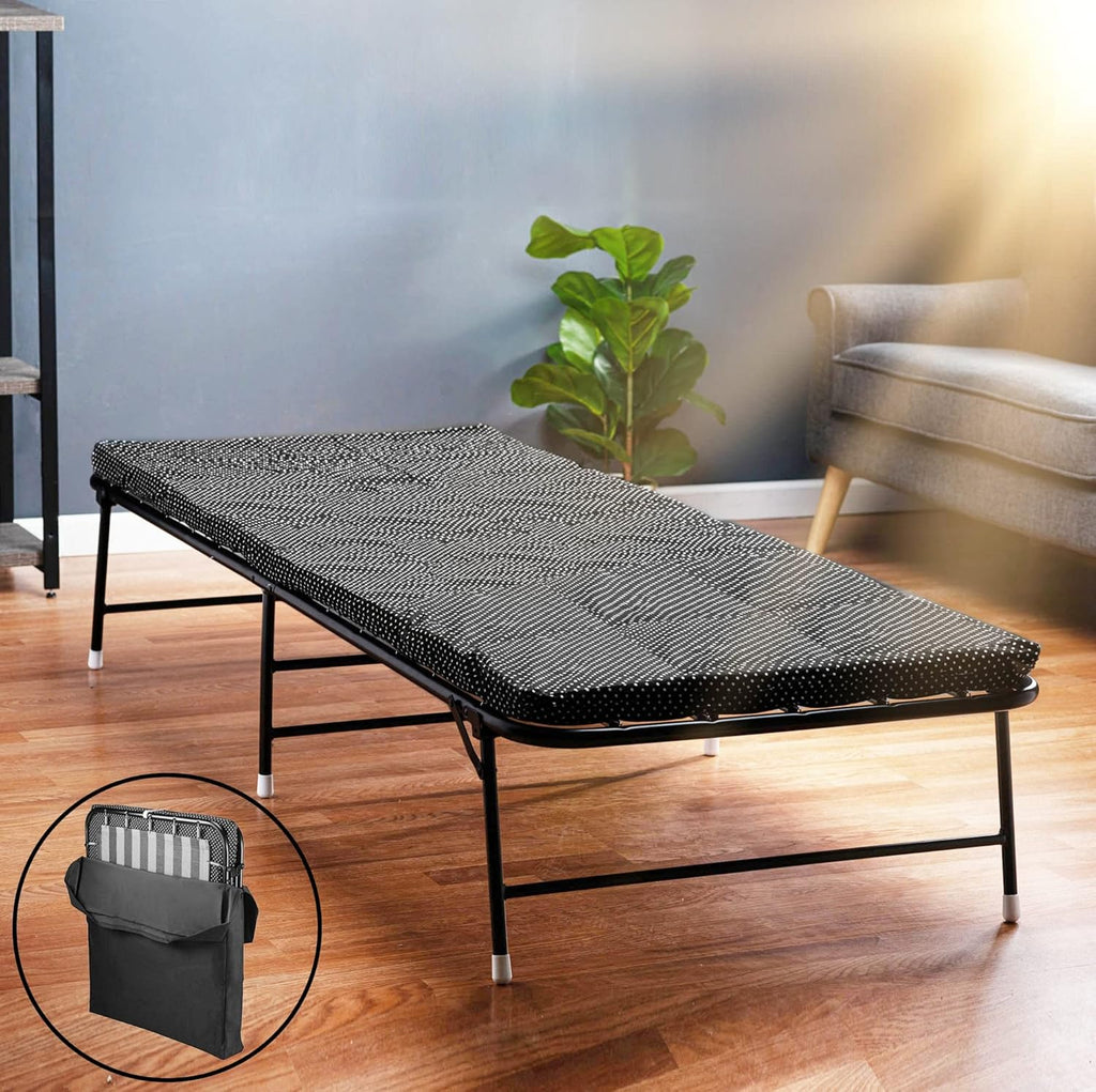 Folding Bed with Memory Foam Mattress and Carrying Bag Z816