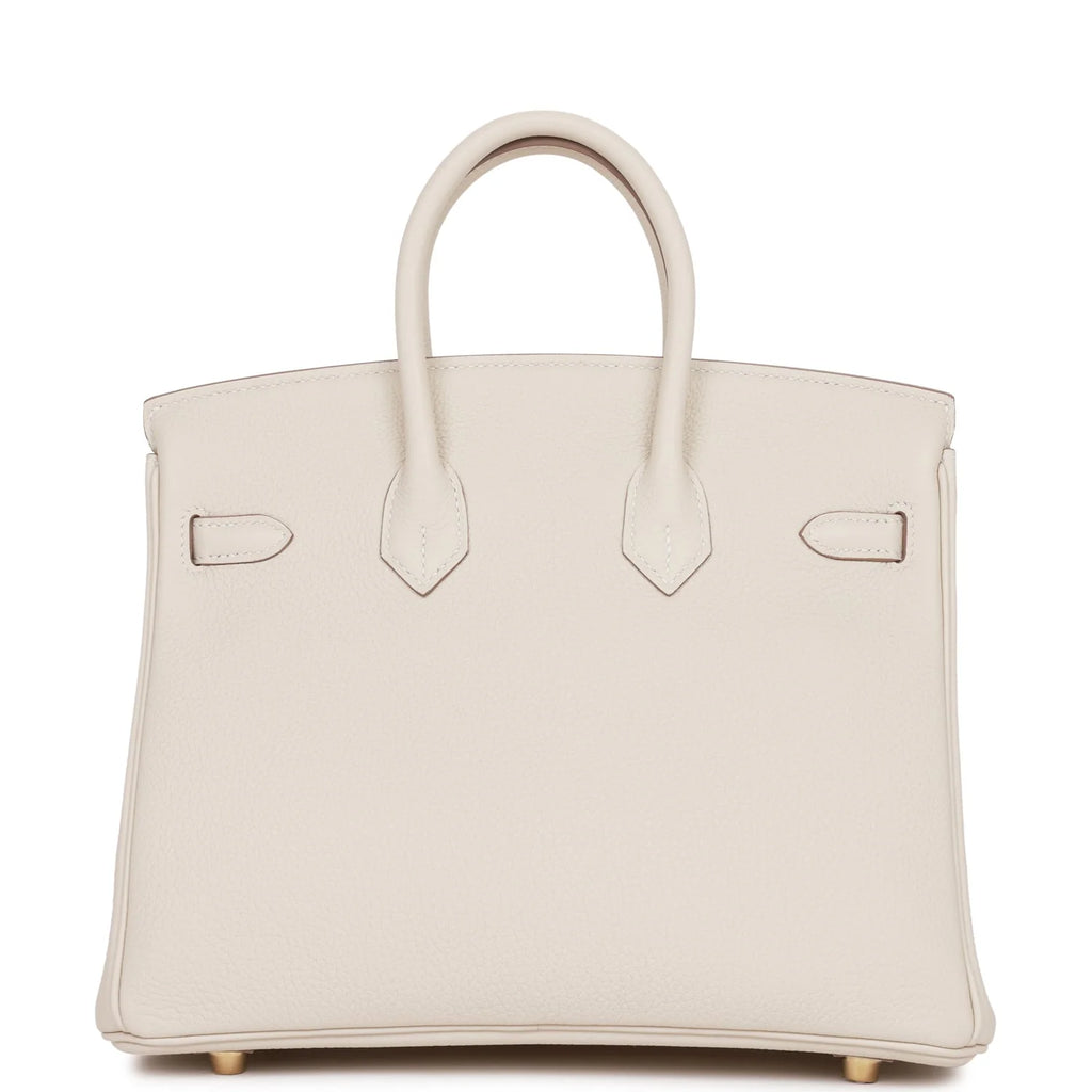 Birkin 25 Craie Togo Gold Hardware F32778