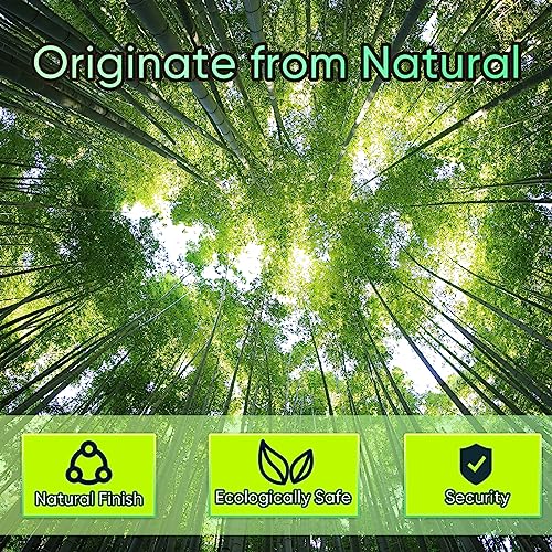 6ft x 8ft x 0.4" Natural Bamboo Fence Rolled Bamboo Fencing H771