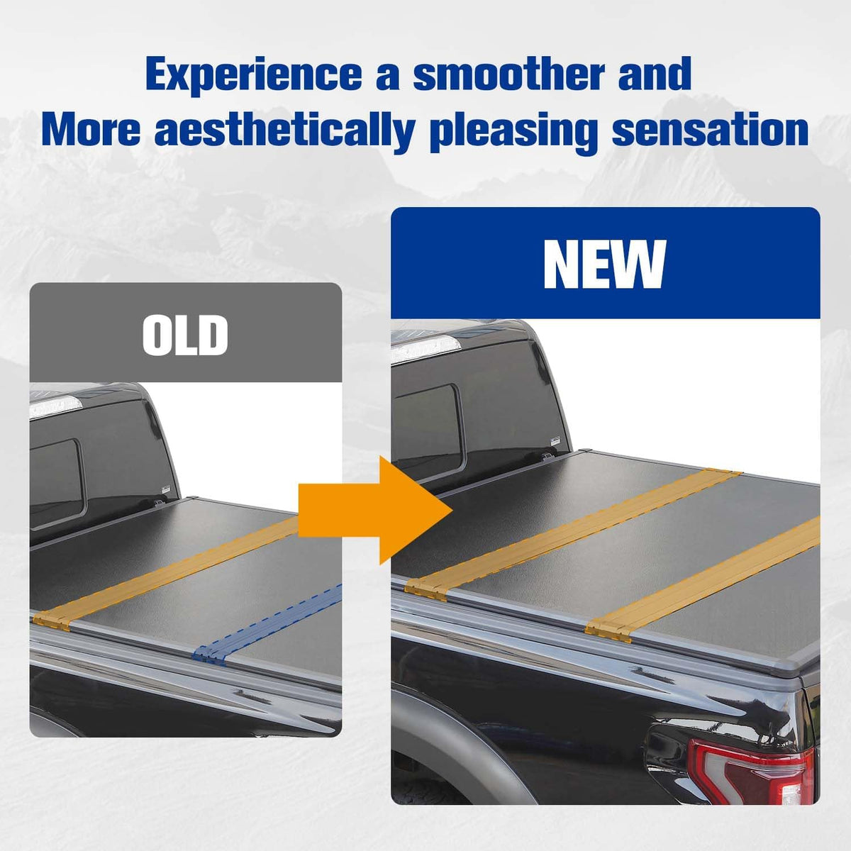Hard Tri-Fold Truck Pickup Bed Cover for Ram 1500 2500 3500 D729