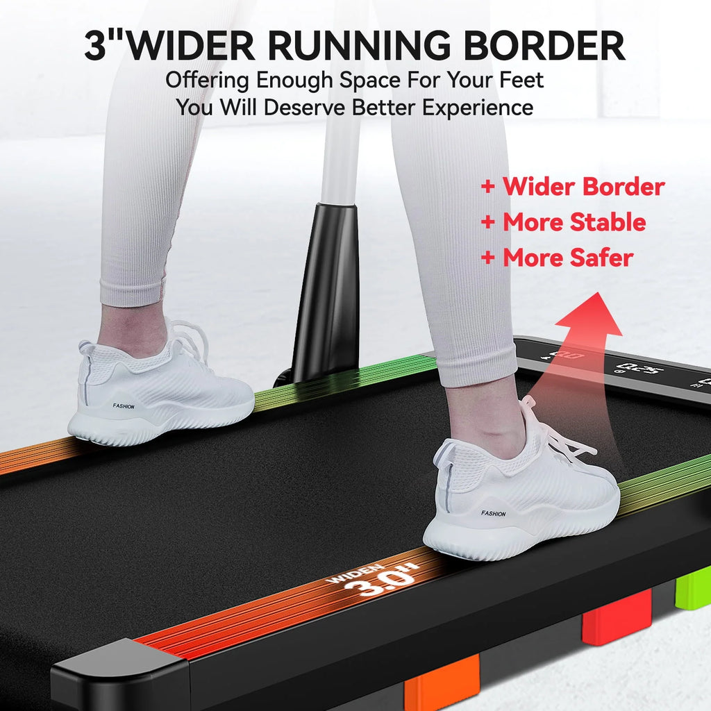 Black 2.5HP Folding Treadmill L5986