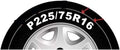 16 Inch Black 5 Lug Steel Wheel T571262
