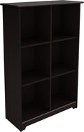5 Shelf Bookcase and 60W Hutch, Heather Gray R2916