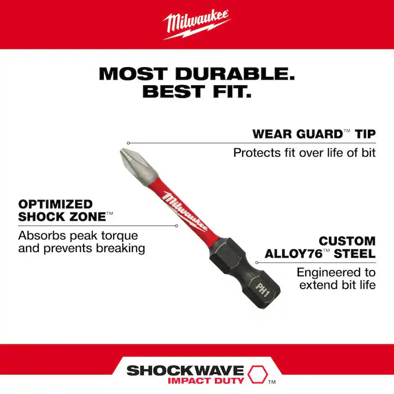 Alloy Steel Screw Driver Drill Bit Set (50-Piece) L405729