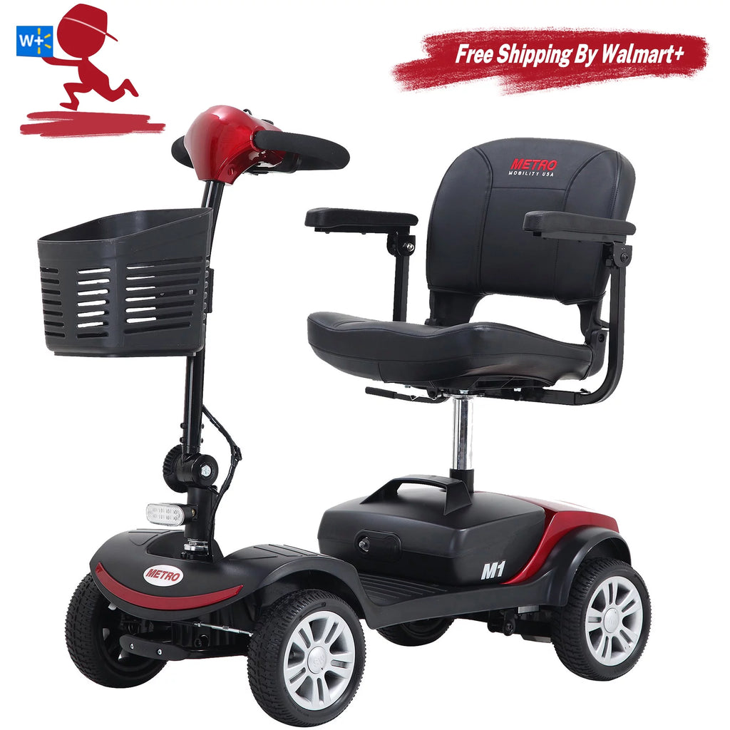 Heavy Duty Electric Mobility Scooter with Detachable Basket O120444
