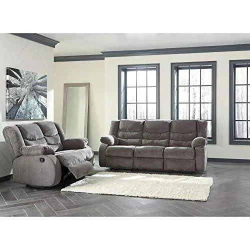 Dark Gray Manual Reclining Sofa L678