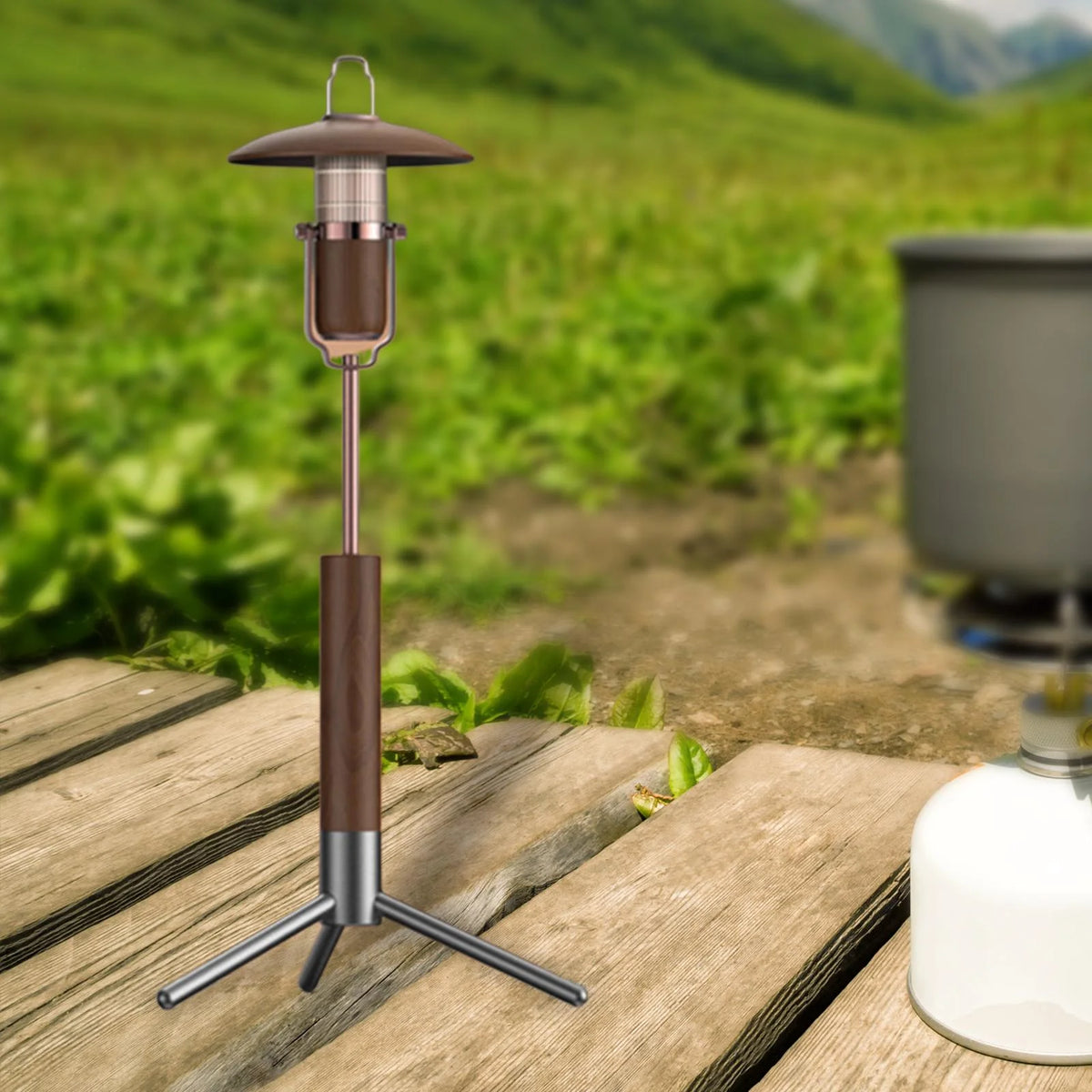 Lightweight Camping Lantern Stand Light Holder B7598
