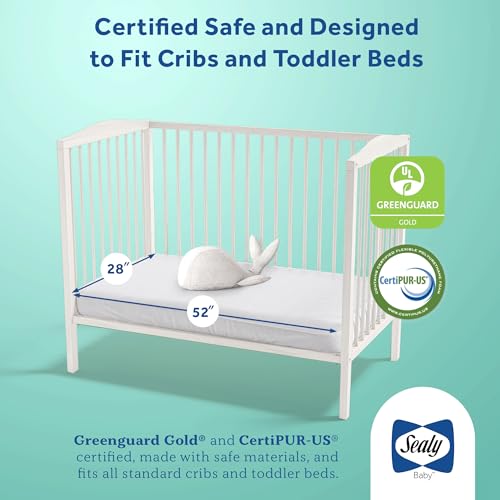 Firm 2 Stage Breathable Crib Mattress with Waterproof Barrier G243857