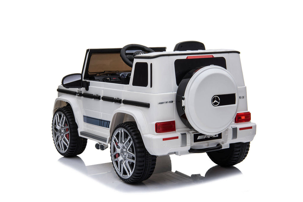 White 6V Kids Ride on Car with MP3 and RC M90268