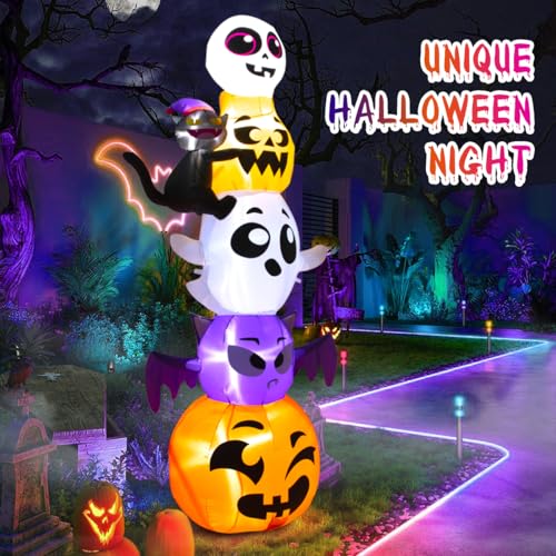 8FT Halloween Inflatable Decorations with Built-in LED Light K850884