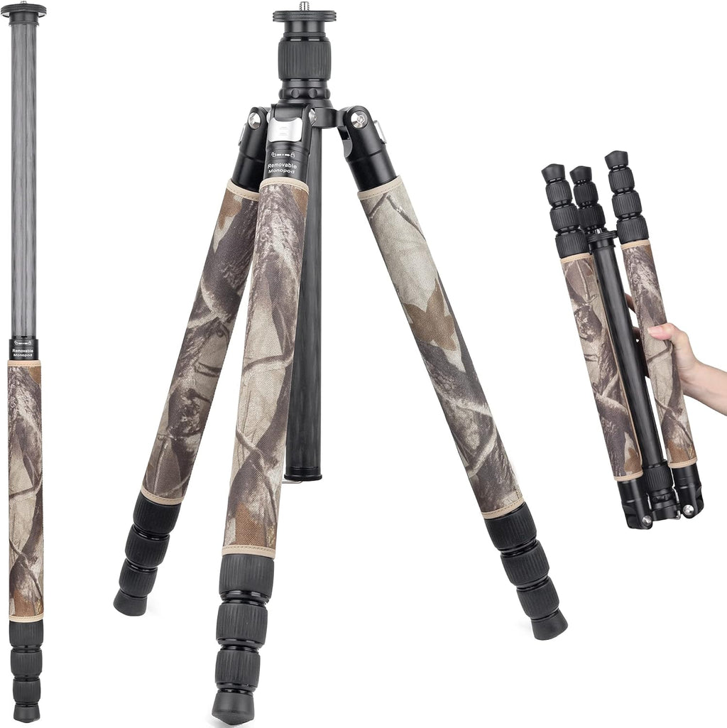 Carbon Fiber Tripod Heavy Duty Compact Stand C21074
