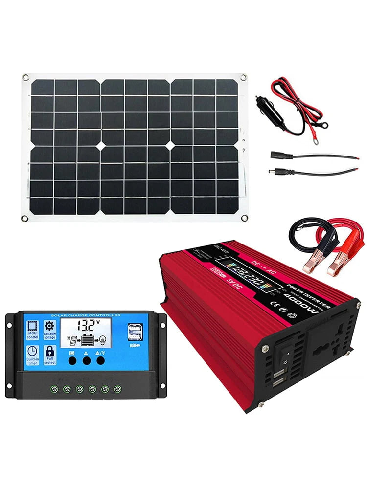 Solar Generator with 220V AC Outlet and 18W Panel P780329