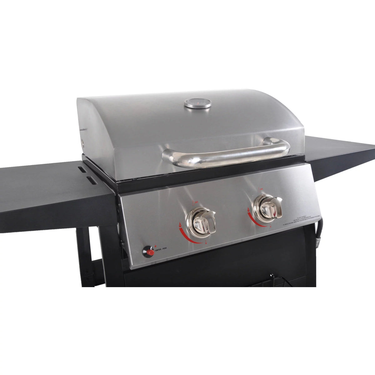 2-Burner Propane Gas Grill, Stainless and Black S468727