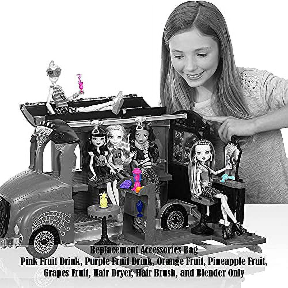 Replacement Accessories Bag for Monster High Deluxe Bus Playset H880708