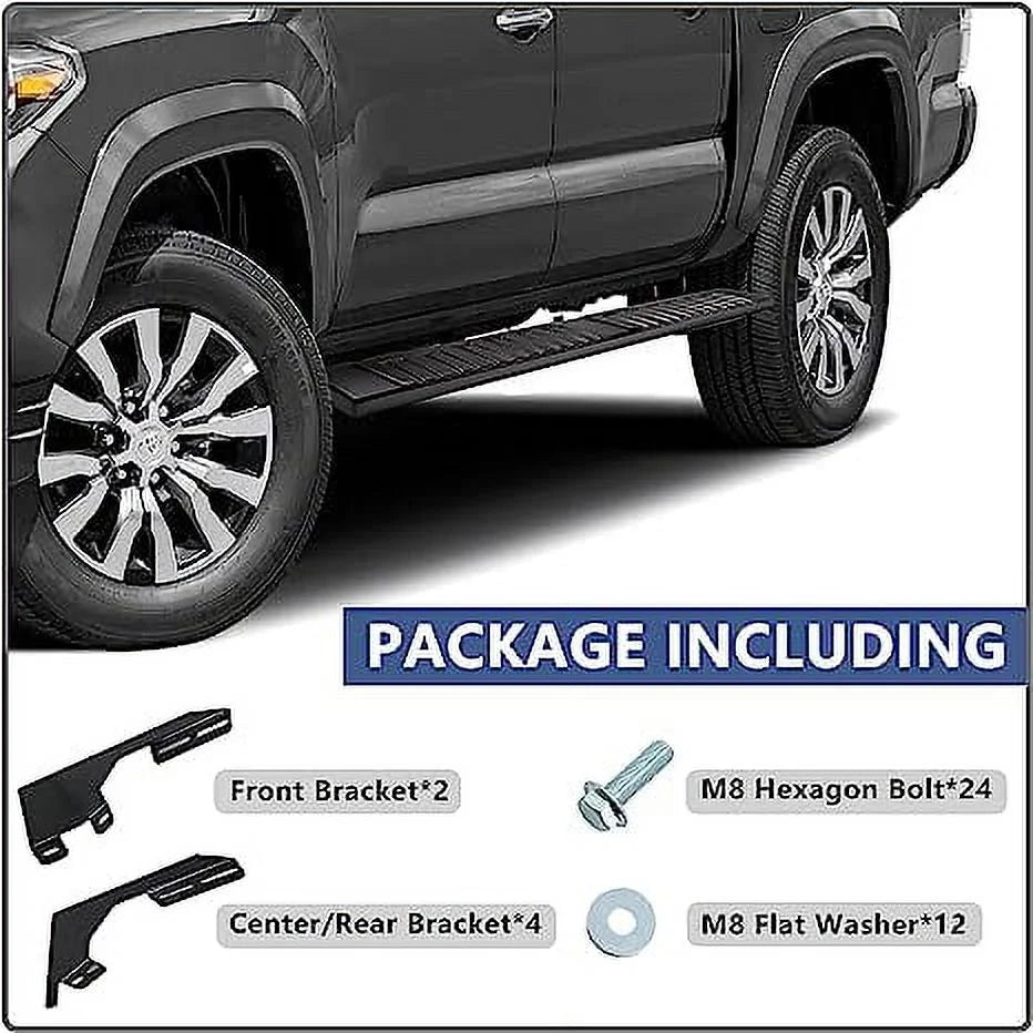 6-Inch Aluminum Running Boards Side Steps Nerf Bars G521