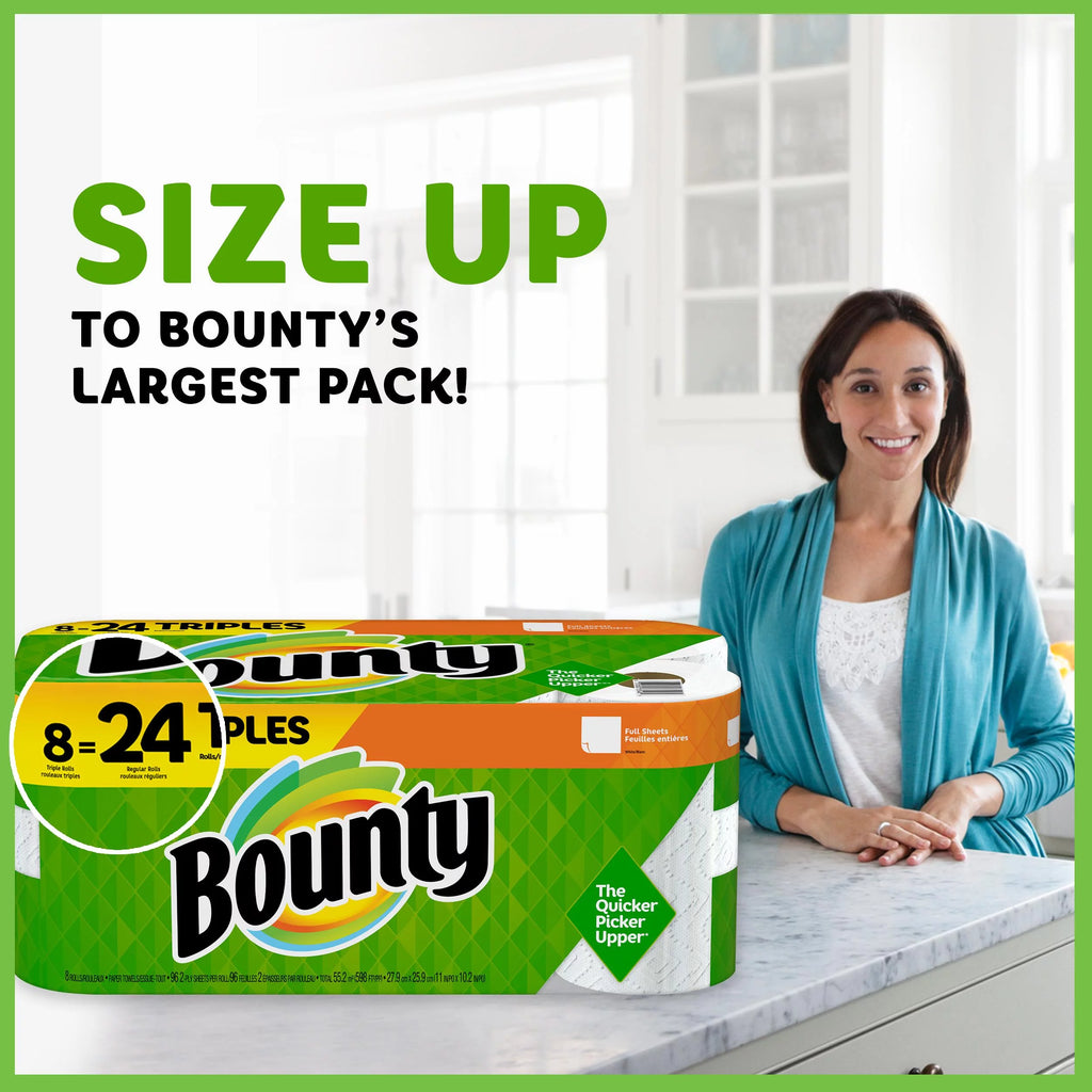 White Paper Towels 6 Double Rolls D2735