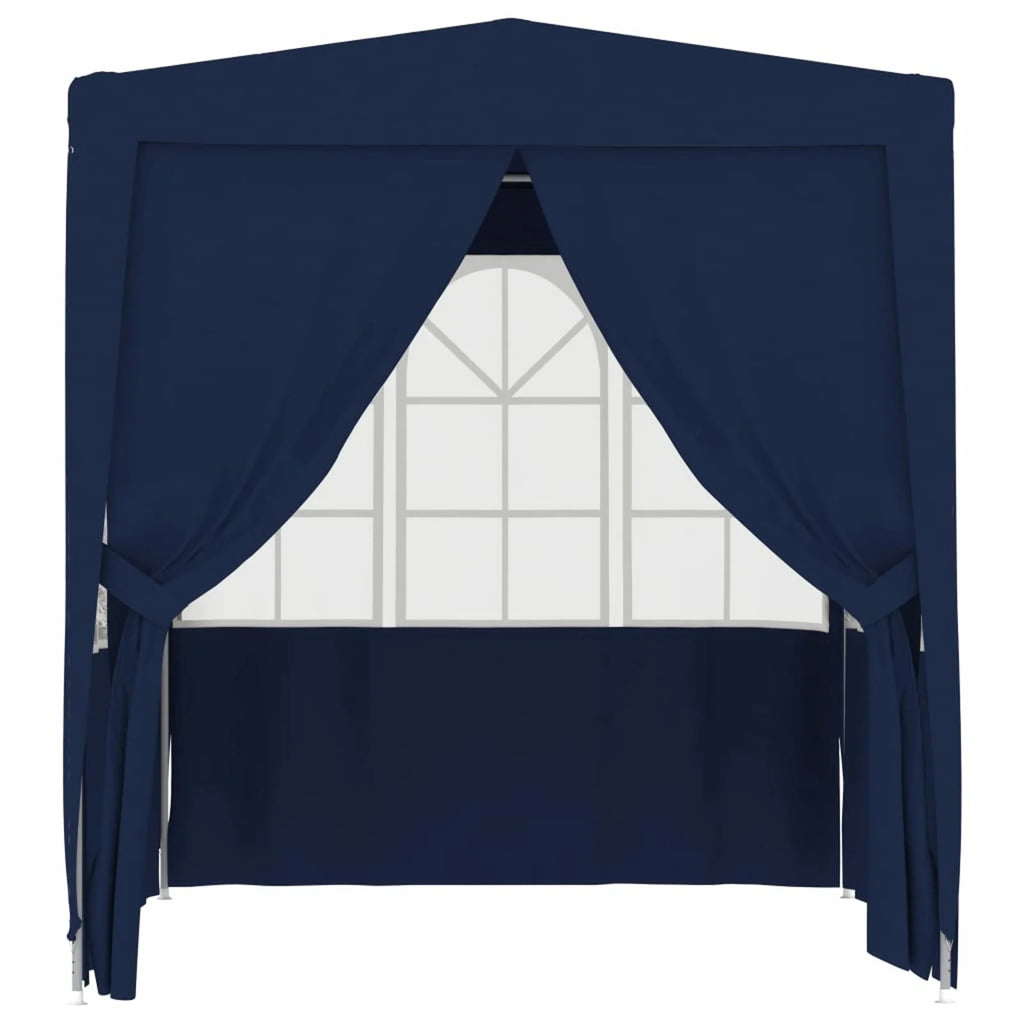 Blue Party Tent with Side Walls 6.6'x6.6' L571072