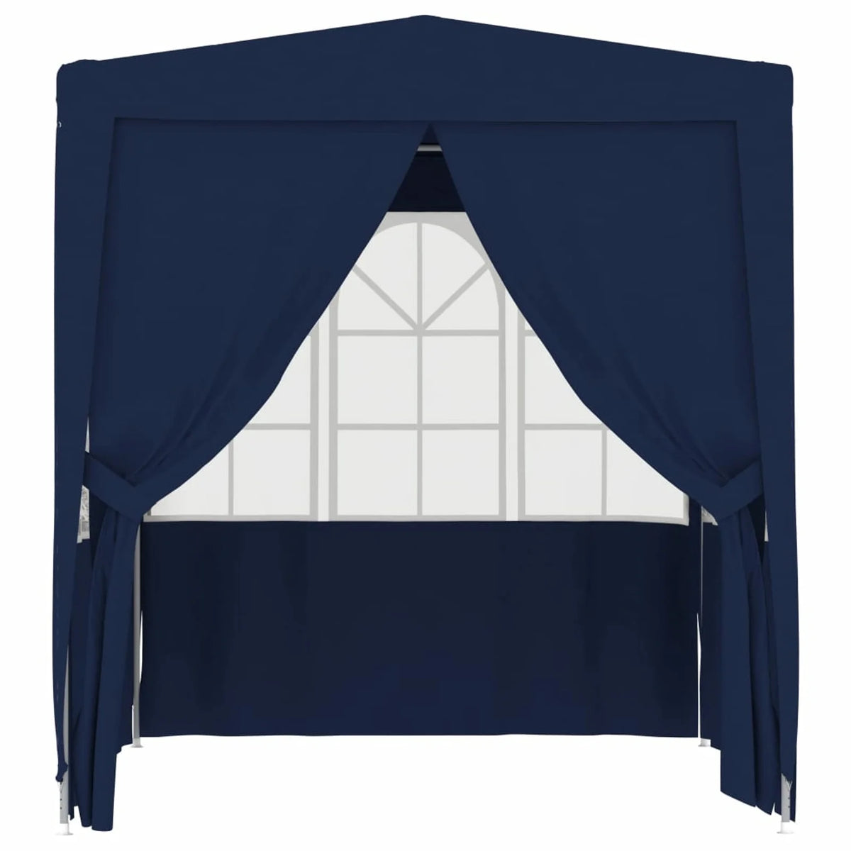 Blue Party Tent with Side Walls 6.6'x6.6' L571072