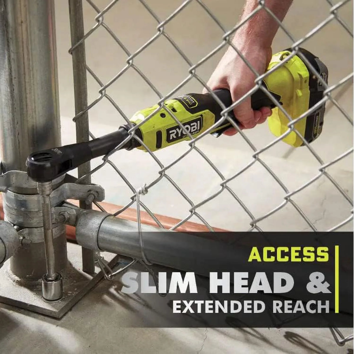 18V Brushless Cordless 3/8 in. Extended Reach Ratchet D58423