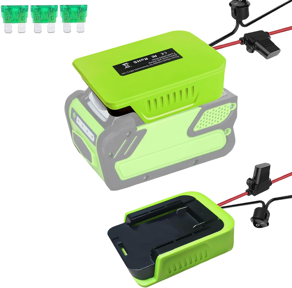 14 Gauge Power Adapter for 40V Lithium-ion Battery with Fuse & Switch B515684