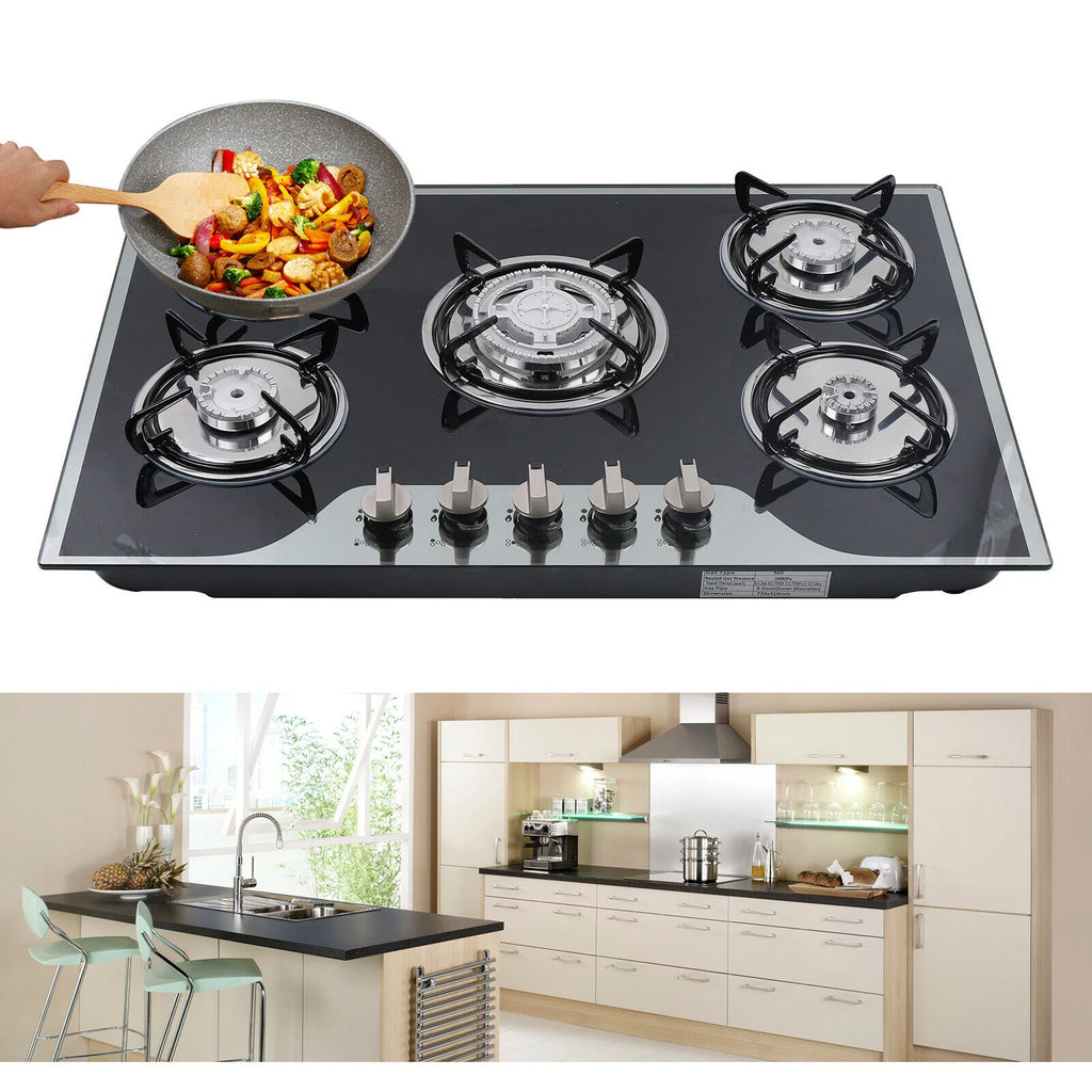 30"x20" 5 Burners Built-in Gas Cooktop B99831