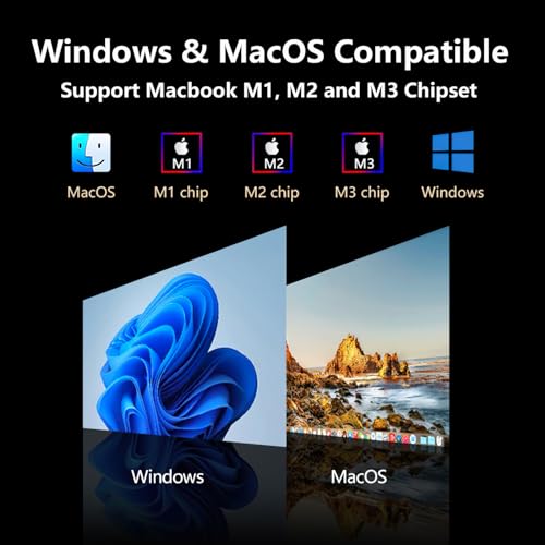 Portable Monitor 15.6inch FHD 1080P USB C HDMI Ultra-Slim IPS Display with Smart Cover & Speakers I864