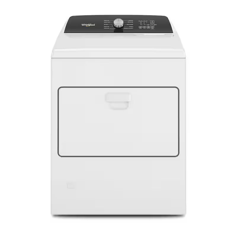White Top Load Gas Moisture Sensing Dryer E6999