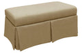 White Storage Bench U990