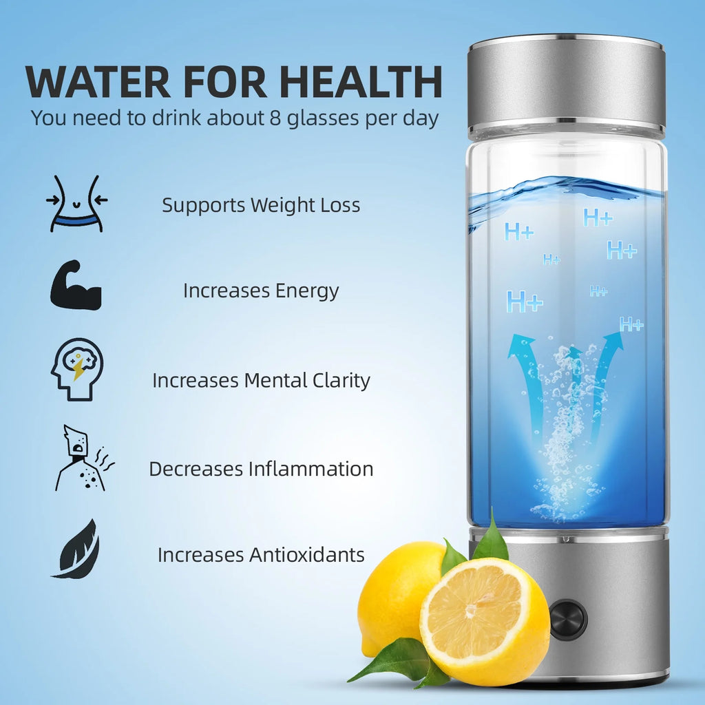 Hydrogen Water Generator Bottle with SPE PEM Technology Q9184