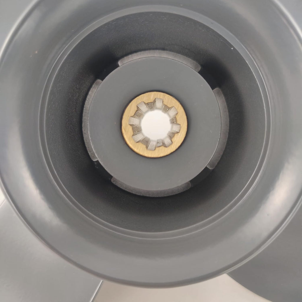 4 Blades 9 1/4x10, 9 1/4x11 Outboard Propeller, 8 Spline Tooth, RH Q522292