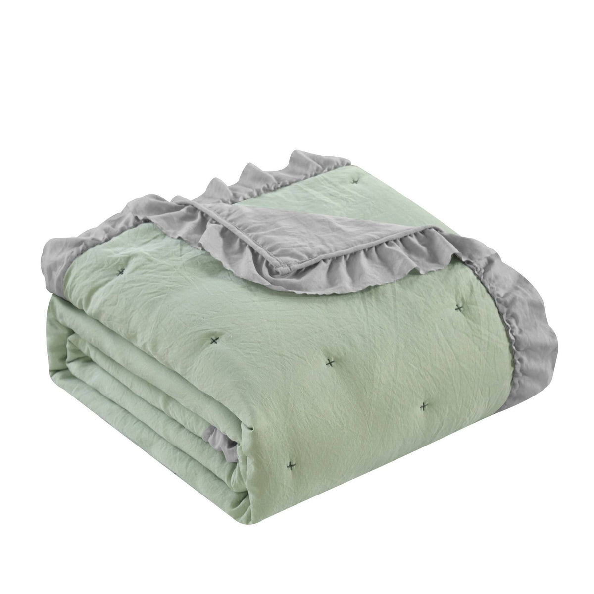 Washed Gel Filled Microfiber Quilt Set A964