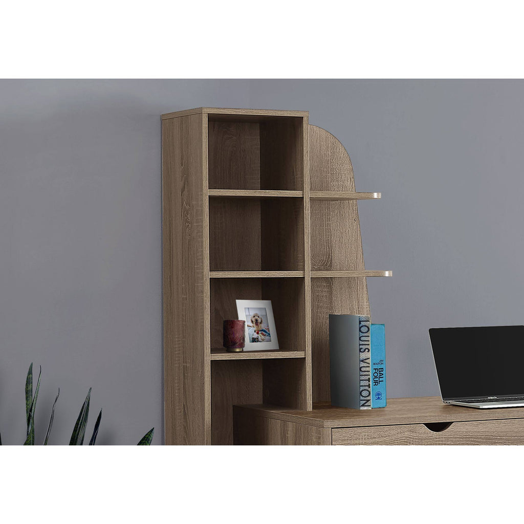 Computer Desk with Bookcase P524