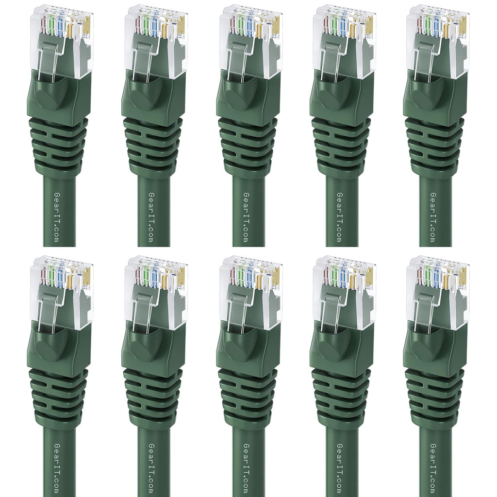 Cat 6 Ethernet Cable 6 ft 10-Pack Black V5566