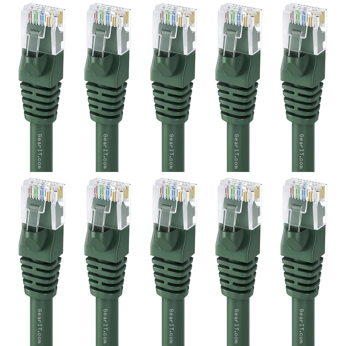 Cat 6 Ethernet Cable 6 ft 10-Pack Black V5566