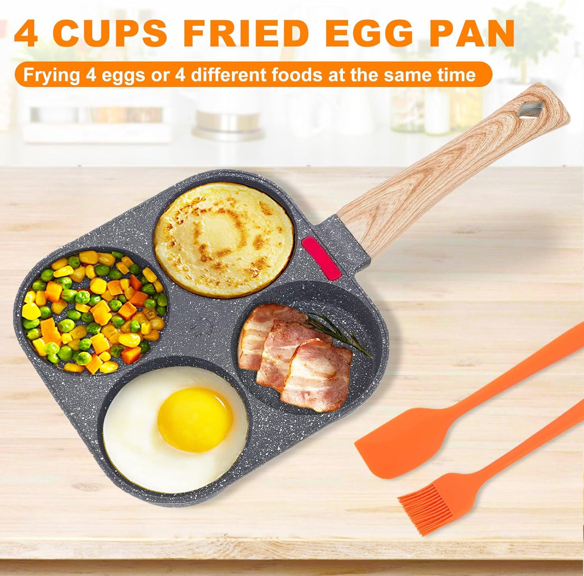 4 Cup Nonstick Aluminum Egg Pan M984