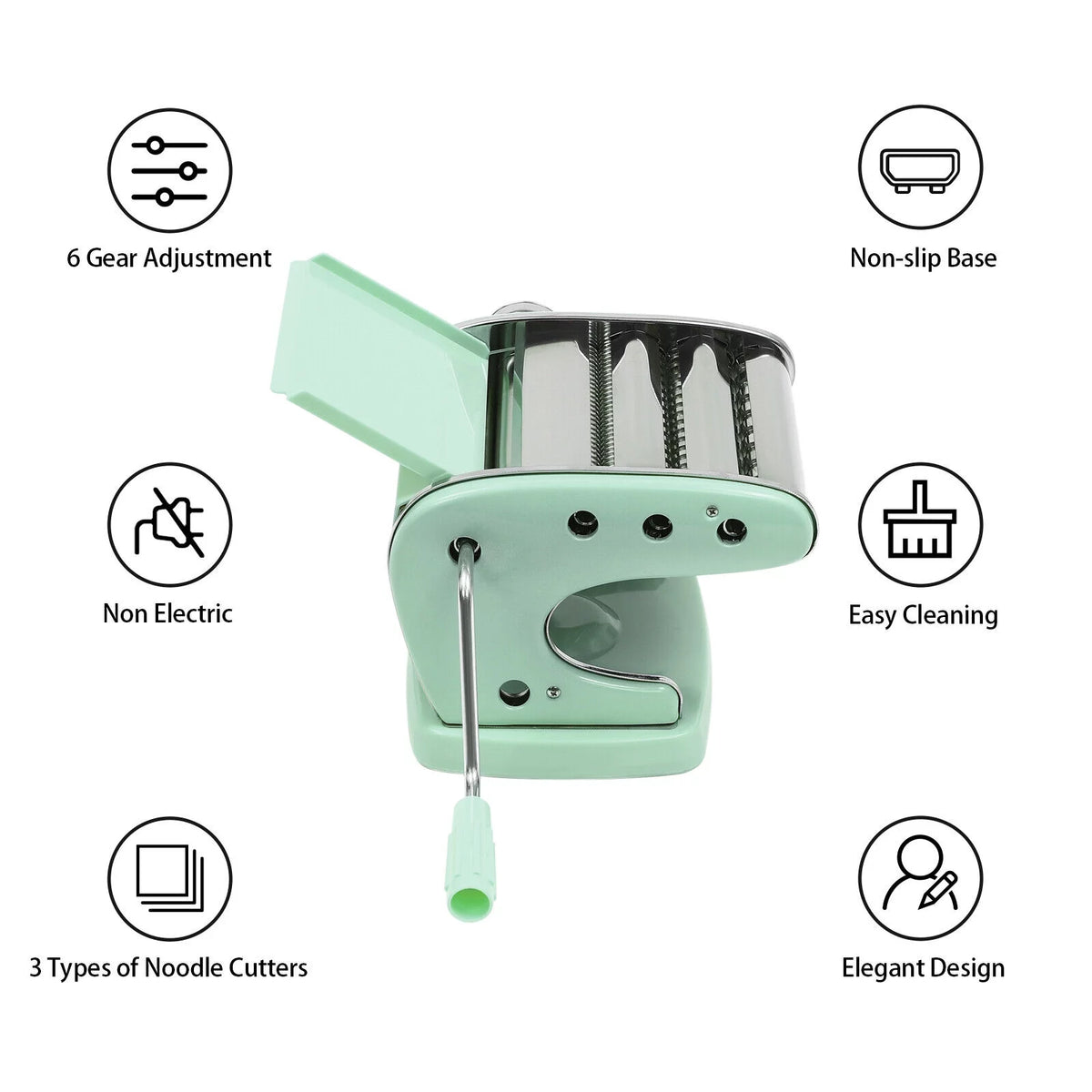 Green 2.36in Pasta Maker K937