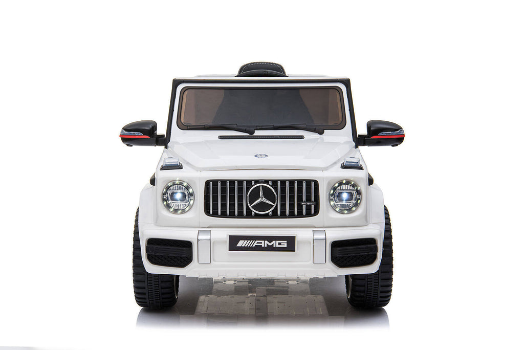 White 6V Kids Ride on Car with MP3 and RC M90268