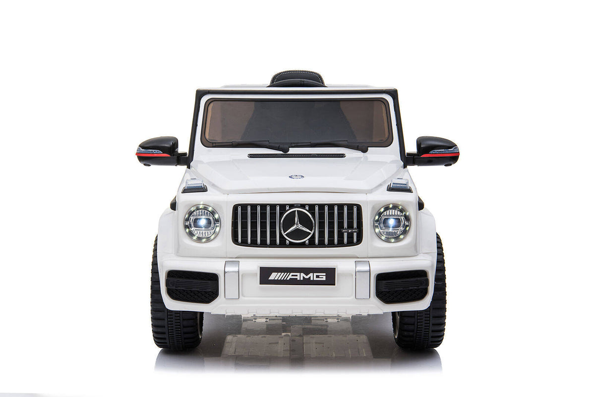 White 6V Kids Ride on Car with MP3 and RC M90268