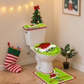 Christmas Toilet Seat Cover and Rug Set of 4 C456771